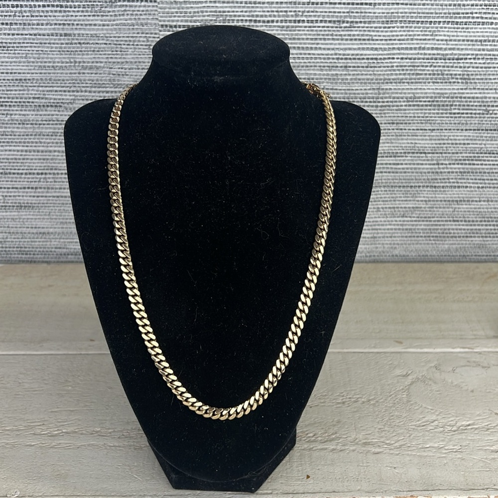 10k Real Yellow Gold Solid Miami Cuban Link 6mm Chain Necklace